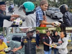 PAC GRIB JAYA Kecamatan Medan Baru Berbagi : 200 Kotak Nasi Untuk Warga Kecamatan Medan Baru