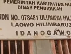 Viral, Sekolah SDN No. 078481 Uluna’ai Hiligo’o Laowo Idanogawo Nias Anak Masuk Sekolah Tanpa Guru Pengajar