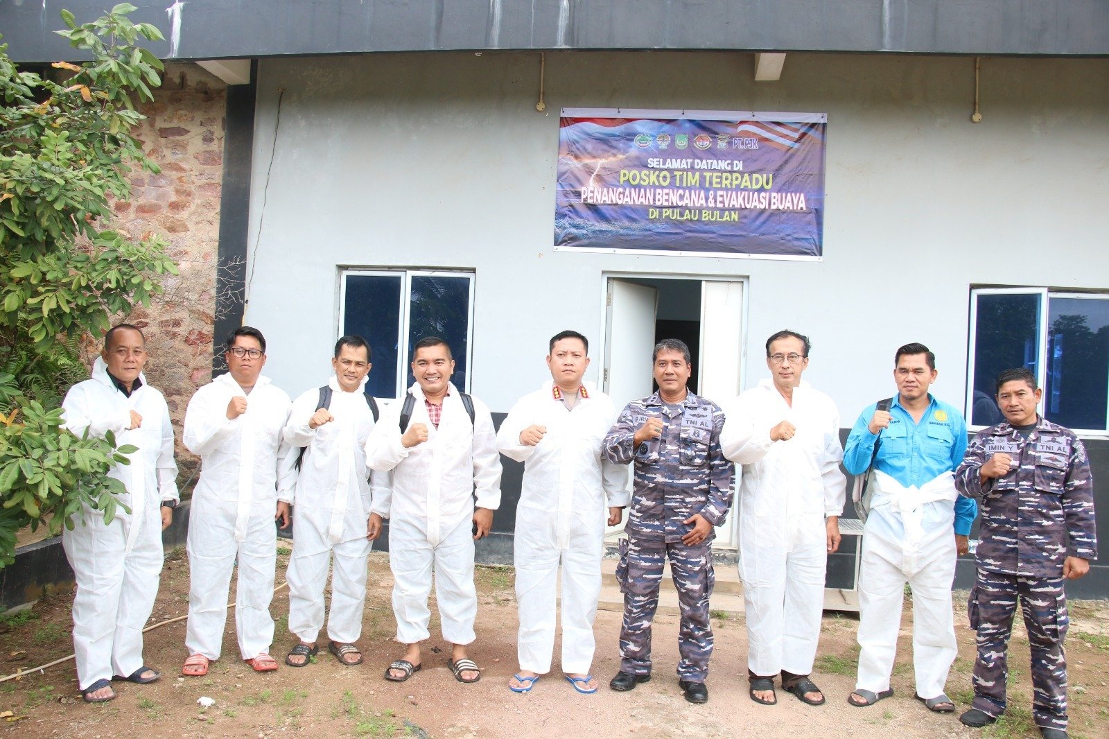 Kapolresta Barelang Tinjau Lokasi Penangkaran Buaya yang Jebol di Pulau Bulan