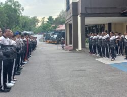 Polresta Barelang Gelar Olahraga Pagi Rutin Demi Kesehatan dan Kebugaran Personel