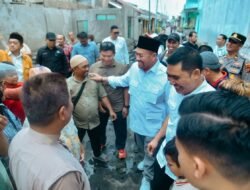 Kolaborasi PJ Bupati dan Bupati Batubara Baharuddin Siagian Bantu Korban Kebakaran di Tanjung Tiram