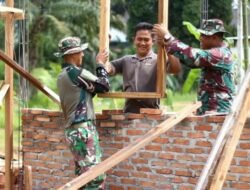 Tiga Hari Berjalan, Sejauh Mana Progres Pembangunan RTLH TMMD ke-123. Kodim 0104/Atim
