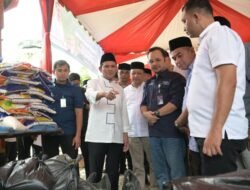 Untuk Sambut Idul Fitri 1446 H, Wakil Gubernur Aceh Resmikan Gerakan Pangan Murah di Aceh Timur