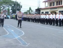 Polres Langsa Gelar Apel Pasukan Operasi Ketupat Seulawah 2025