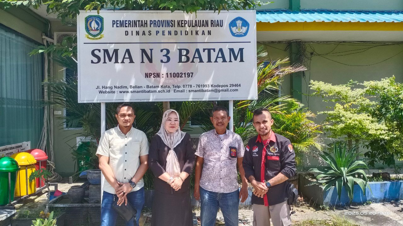 Team Libas DPW KEPRI Audiensi di SMAN 3 Batam