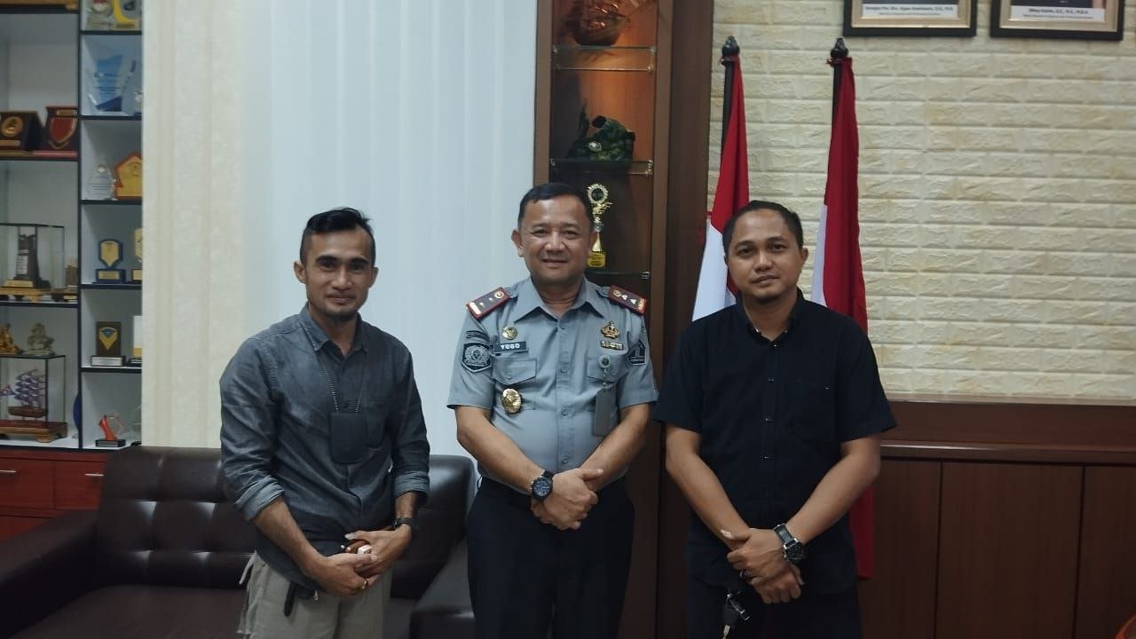 Wartawan Kepulauan Riau dan Pimred Yutelnews Silaturahmi ke Lapas Kelas IIA Batam 