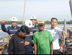KSOP Utama Belawan Dan ANSI Lakukan Pengukuran Sampan Nelayan Bagan Deli