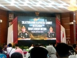 Polda Sumut Jalin Silaturahmi Sebagai Penyejuk Bersama Ratusan Jurnalis di Mako Aula Tribrata