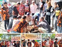 Ketua PAC PP Medan Denai Guntur Syahputra, Potong Qurban 3 Ekor Lembu