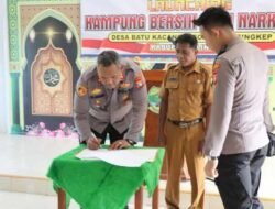 Kapolres Lingga Launching Kampung Bersih Narkoba: Bangun Desa Tangguh, Bebas dari Ancaman Narkoba