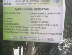 Melalui Program Pembangunan dan Pemberdayaan Masyarakat Desa (P3MD) Gampong Geulumpang Payong yang Selalu Transparansi