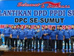 Ferry Sibarani Lantik Pengurus PPDI se-Sumut Periode 2025–2029: Tegaskan Peran Pers Sebagai Pilar Demokrasi