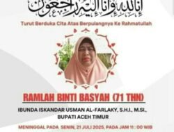 DPW SIJI Aceh Turut Belasungkawa Atas Meninggalnya Ibunda Bupati Aceh Timur