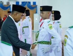 Malam Pengukuhan Paskibraka Lingga, Tugas Mulia di Hari Kemerdekaan 2025