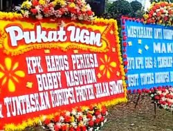 Banjir Karangan Bunga di KPK dukung Bobby Nasution di Periksa