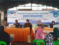 Gampong Matang Ceungai Jadi Tuan Rumah Sosialisasi Pelayanan Gampong Peduli Adminduk.