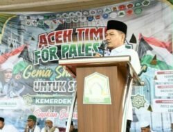 Wakil Bupati Aceh Timur Hadiri Gema Shalawat Akbar Untuk Solidaritas Palestina