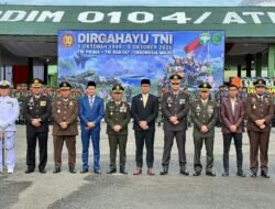 Wakil Bupati Aceh Timur, T. Zainal Abidin, S.Pd, M.H Hadiri Upacara Peringatan HUT Ke-80 TNI Tahun 2025