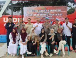 Sambut Hari Jadi Humas Polri ke-74, Polres Aceh Timur Sumbangkan 21 Kantong Darah ke PMI