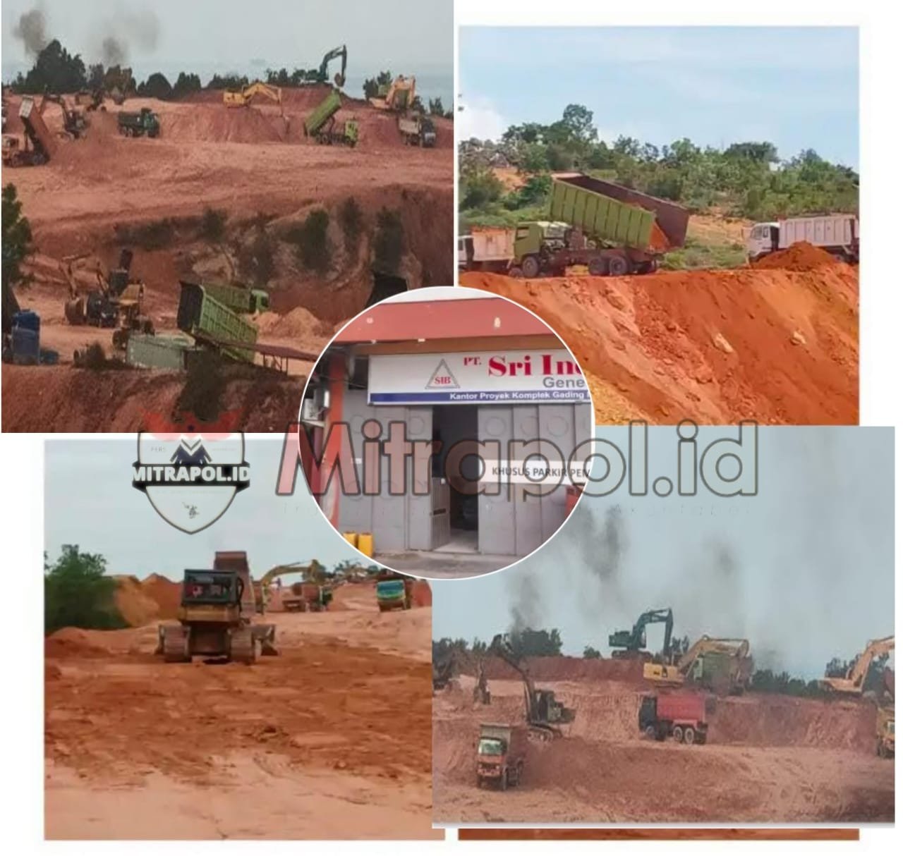 Mitrapol.id / Proyek pematangan lahan dan cut and fill di kawasan Teluk Mata Ikan, simpang petai Kelurahan Sambau, Kecamatan Nongsa, Kota Batam terus beroperasi. Kamis (20/11/25). Dari hasil investigasi dan Pengumpulan data bahwa di lapangan menunjukkan puluhan truk bertonase besar hilir-mudik mengangkut tanah timbun dari lokasi proyek. Parahnya, lahan yang digunakan untuk aktivitas ini dipasangi plang bertuliskan “Lahan Ini Milik BP Batam”, namun tidak terlihat adanya pengawasan atau penindakan dari pihak berwenang. Belum ada Papan informasi terkait pengembang proyek tersebut.  Diduga berlangsung tanpa izin resmi. Proyek yang disebut-sebut milik PT Sri Indah ini menjadi sorotan karena tidak memasang papan informasi proyek, sebagaimana diwajibkan oleh peraturan perundang-undangan. Potensi Pelanggaran Aktivitas cut and fill tanpa izin ini berpotensi melanggar Undang-Undang No. 32 Tahun 2009 tentang Perlindungan dan Pengelolaan Lingkungan Hidup, dengan ancaman pidana 1–3 tahun dan denda hingga Rp3 miliar. Selain itu, penyerobotan lahan negara juga dapat dijerat melalui Pasal 385 KUHP. Dari kegiatan tersebut Tekanan publik semakin meningkat, agar tindakan tegas segera diambil untuk menertibkan aktivitas pematangan lahan ilegal di Teluk Mata Ikan.  Diminta Aparat Penegak Hukum untuk segera bertindak dan menghentikan aktivitas ilegal ini. Mereka juga meminta transparansi dari BP Batam dan Dinas Lingkungan Hidup Kota Batam terkait status izin proyek tersebut. Hingga berita ini diterbitkan, tim media masih melakukan konfirmasi kepada BP Batam, APH, dan Dinas terkait serta pengelola proyek. /Otel