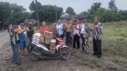 DPD II Brigsus PKN MJA Kabupaten Deli Serdang Salurkan Paket Sembako Kepada Korban Banjir