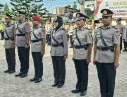 Kapolres Langsa Pimpin Sertijab Kabag Ops, Kabag SDM, Kabag Log, dan Kasat Reskrim Resmi Dimutasi,