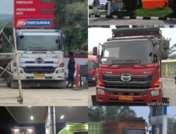 Diduga Kuat SPBU 14-283-681 dan 14-283-692 Penyaluran Solar Subsidi Tidak Tepat Sasaran, Layani Truck Roda 10 Milik Perusahaan 