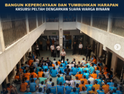Bangun Kepercayaan dan Tumbuhkan Harapan, Kasubsi Peltah Dengarkan Suara Warga Binaan