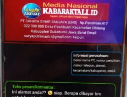 Oknum Pegawai BRI Diduga Kirim Pesan Bernada Intimidatif dan Ancaman kepada Wartawan Terkait Pemberitaan Nasabah