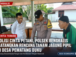 Polisi Cinta Petani Hadir di Pematang Duku, Polsek Bengkalis Matangkan Program Tanam Jagung Pipil untuk Dukung Swasembada Pangan