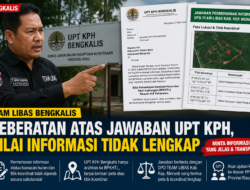 TEAM LIBAS Bengkalis Keberatan atas Jawaban UPT KPH, Nilai Informasi yang Diberikan Tidak Lengkap
