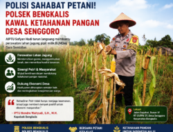 Polisi Sahabat Petani! Polsek Bengkalis Kawal Ketahanan Pangan di Desa Senggoro