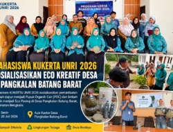 Mahasiswa KUKERTA UNRI 2026 Sosialisasikan Eco Kreatif Desa di Pangkalan Batang Barat
