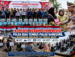 Ekspedisi merah putih presisi,polda riau tembus pulau rangsang,hadirkan negara di teras NKRI