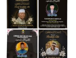 Sejumlah Tokoh Tua dan Tokoh Adat Wafat, LAMR Kabupaten Bengkalis Berduka