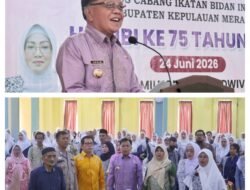 HUT IBI Ke-75, Bupati Asmar: Bidan Garda Terdepan Wujudkan Generasi Emas Indonesia 2045