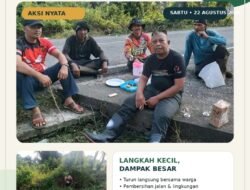 Pengabdian Putra Daerah: Camat Rinaldi Pimpin Akselerasi Kebersihan di Desa Alai, Targetkan Tebing Tinggi Barat Jadi Kecamatan Percontohan