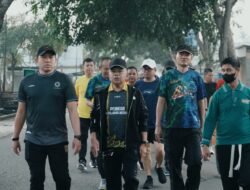 Usai Titik Karhutla Nol, Kapolres Meranti dan Bupati Jalan Pagi Bersama