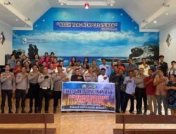 Minggu Kasih Polres Meranti, Warga bungur Diajak Cegah Karhutla dan Jaga Pilkades Tetap Damai