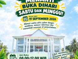Perpustakaan Meranti Kini Buka Akhir Pekan, Perluas Ruang Literasi dan Belajar bagi Masyarakat