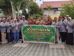 Bupati Asmar Lepas 96 Kontingen Porsenijar PGRI Meranti ke Siak, Tekankan Sportivitas dan Keselamatan