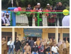 Serah Terima Pembangunan Pagar SMPN 2 Rangsang Pesisir, Penguatan Sarana Pendidikan Terus Didorong