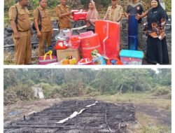 Wujud Kepedulian Pemerintah, Hermansyah dan Firdaus Apresiasi Bantuan untuk Korban Kebakaran di Batang Meranti