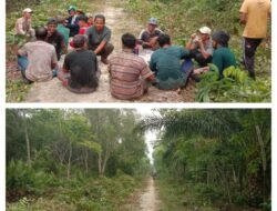 Pimpin Gotong Royong Massal, Kades Mastowi dan Sekdes Darwis Perkuat Kepedulian Lingkungan di Sungai Anak Kamal